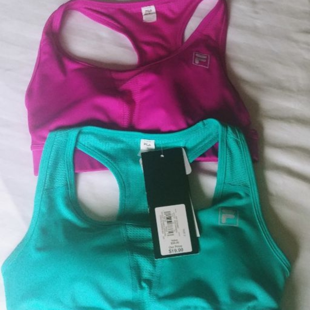 Fila Sportsbra bundle tourquoise and pink